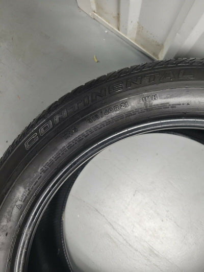 Set of (2) Used 315/40R21 Continental CrossContact LX Sport MO 111H - 5/32