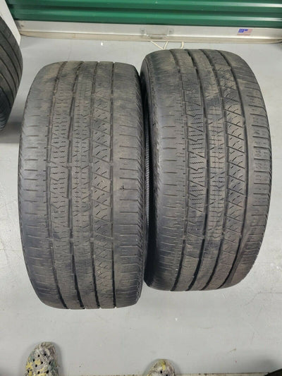 Set of (2) two Used 275/45R21 Continental CrossContact LX Sport MO 107H - 5/32