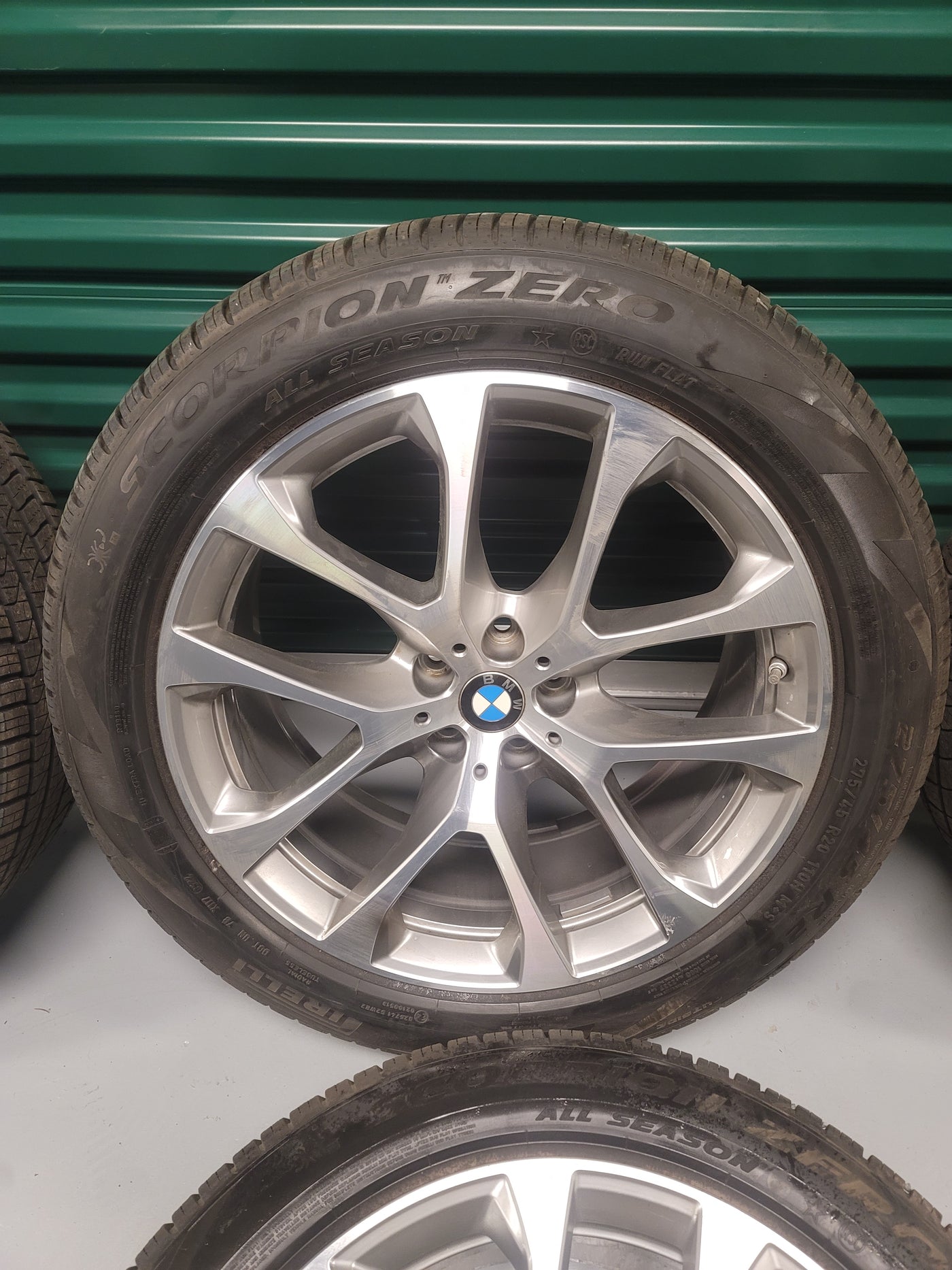 BMW 20" OEM WHEELS RIMS AND TIRES 36116883757 STYLE 738