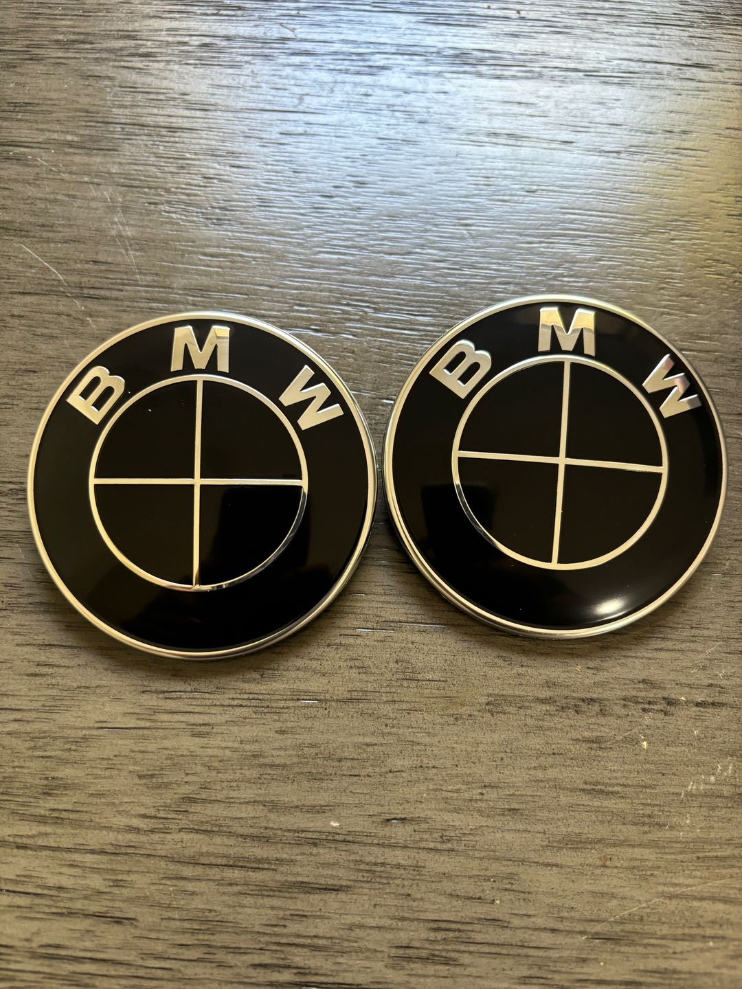 BMW 50th Anniversary Hood & Trunk Emblems Set 74mm & 82mm Options Celebrate 50 Years of Innovation Luxury Car Decals Stylish Car Merch