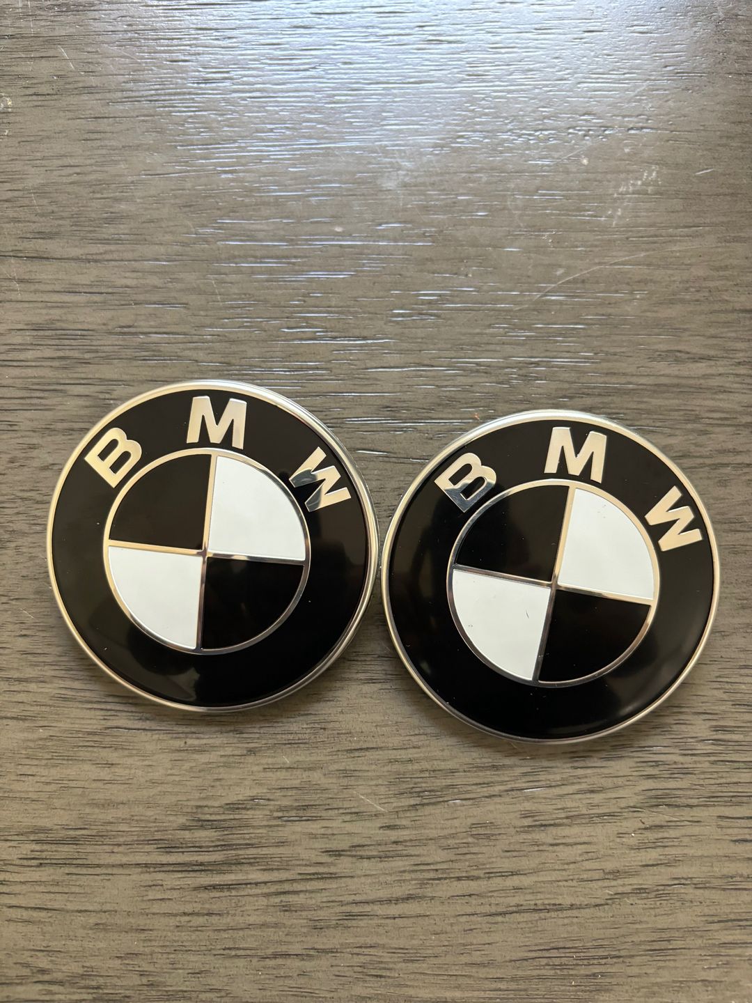 BMW 50th Anniversary Hood & Trunk Emblems Set 74mm & 82mm Options Celebrate 50 Years of Innovation Luxury Car Decals Stylish Car Merch