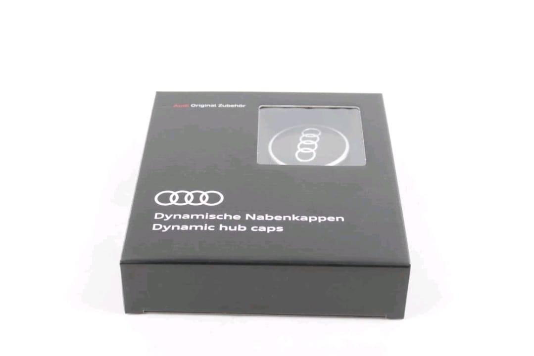 Dynamic Floating Center Caps "Audi Rings" - Audi / R8 A7 A6 RS5 4M8071006A