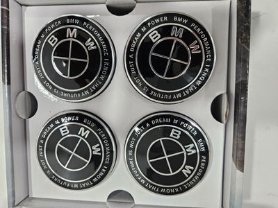 KITH Edition Floating Center Caps Wheel Hub 56MM 68MM 5x112 5x120 Upgrade Accessories for BMW Vehicles Full Black Polished Look