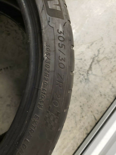 (1) Used 305/30ZR20 Michelin Pilot Sport 4 ZP 99Y - 8.5/32